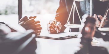 Meeting with judge during an initial status conference